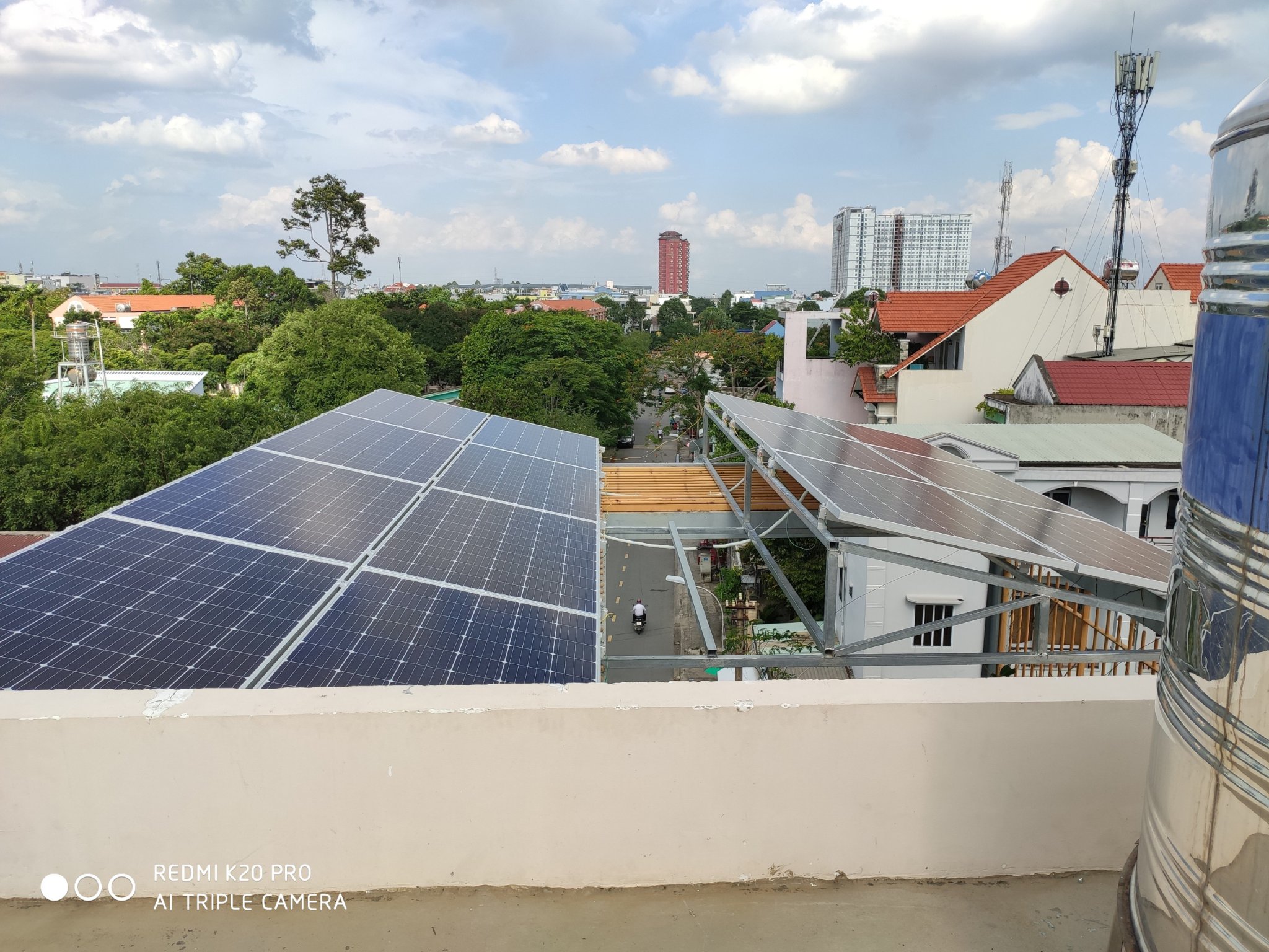 Hệ thống điện mặt trời hòa lưới công suất 5.2 kWp tại Thủ Đức, TP. Hồ Chí Minh