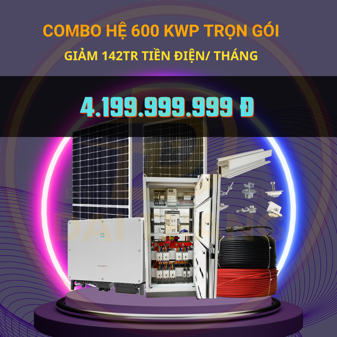 Hệ 600 kwp cho nhà xưởng