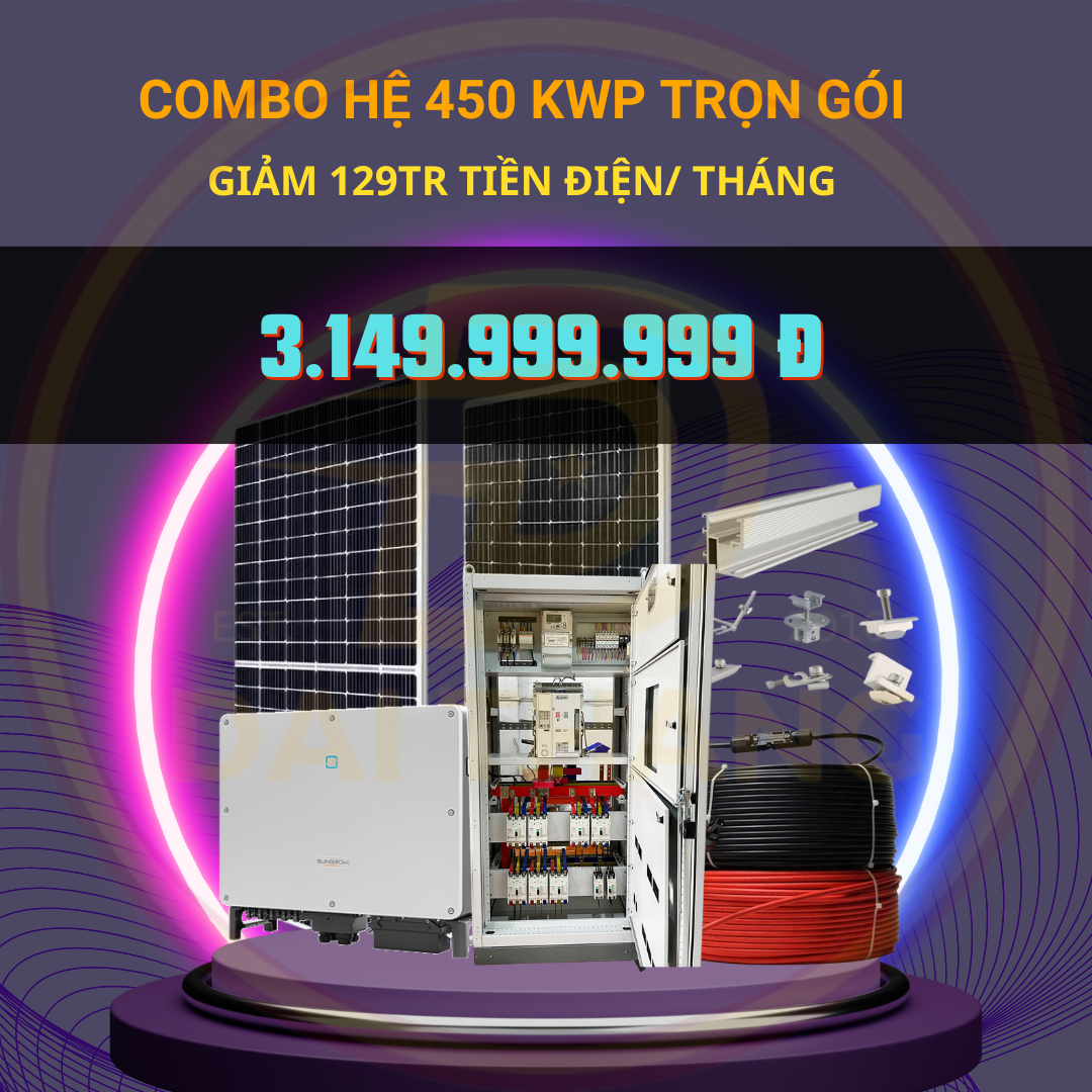 Hệ 450 kwp cho nhà xưởng